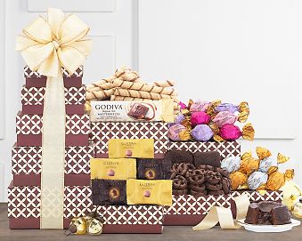 Godiva Chocolate Gift Tower Gift Basket